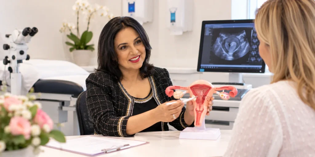 Reassuring Gynecological Consultation